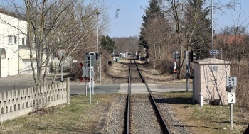 On the sugar sirop railway with the locomotive