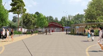 The multimodal interchange at Saint Vincent de Tyrosse (France) is taking shape