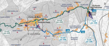 Weiterentwicklung des ÖPNV-Netzes des Gemeindeverbandes Privas Rhône Vallées